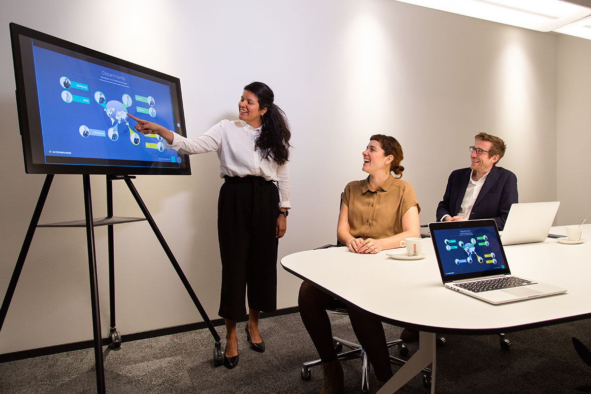 Present with 360° of flexibility thanks to the i3SIXTY.